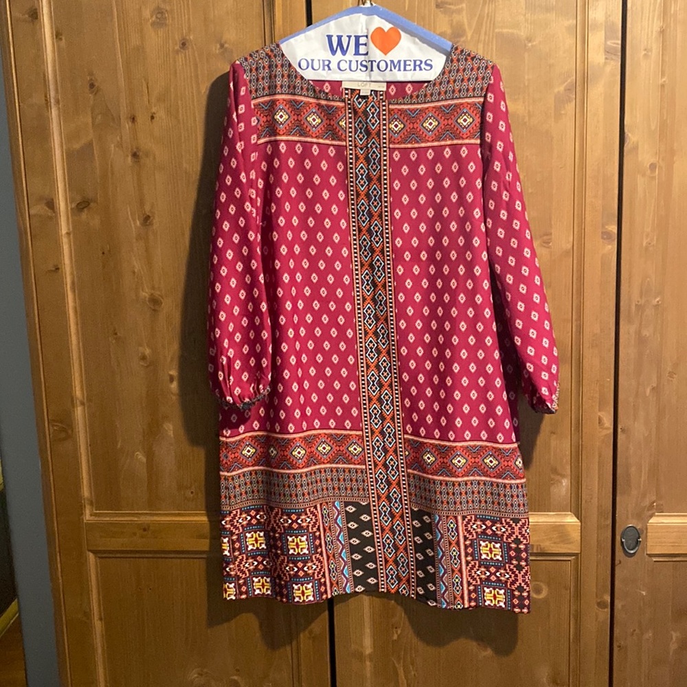 Loft Aztec prom dress